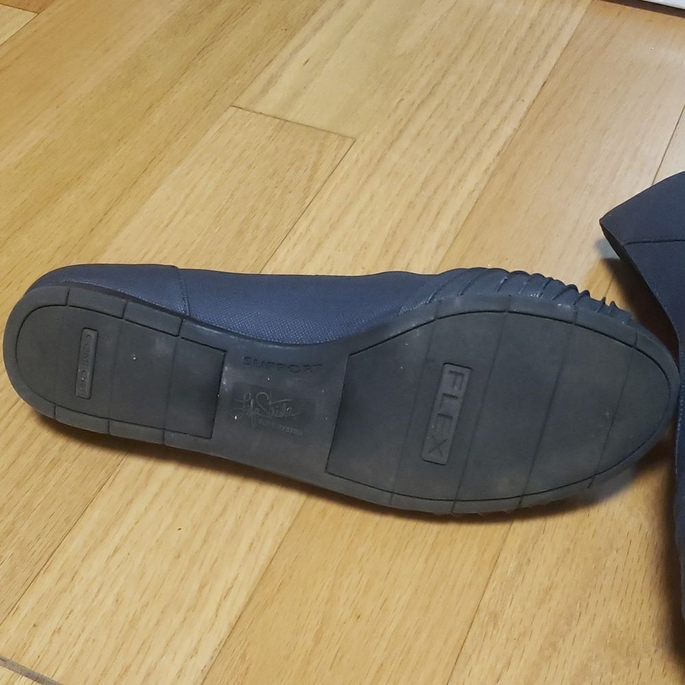 Life Stride Soft System Navy Blue Flats - Picture 4 of 9